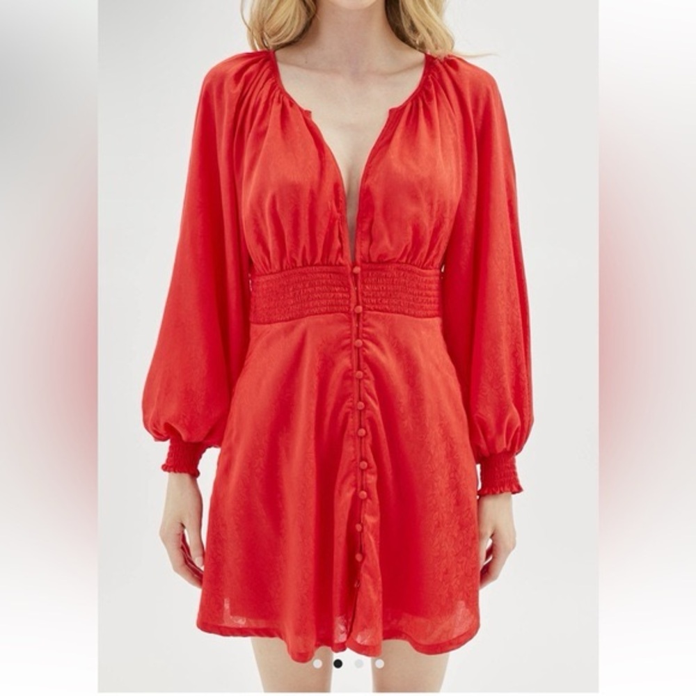 Urban Outfitters Red Dress NWOTs - Picture 3 of 9